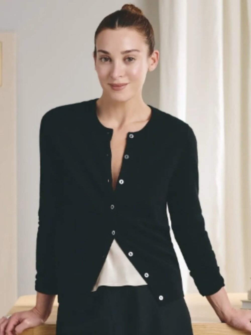 NWT $110 Quince 100% Mongolian Cashmere Cardigan Sweater XS 2 4